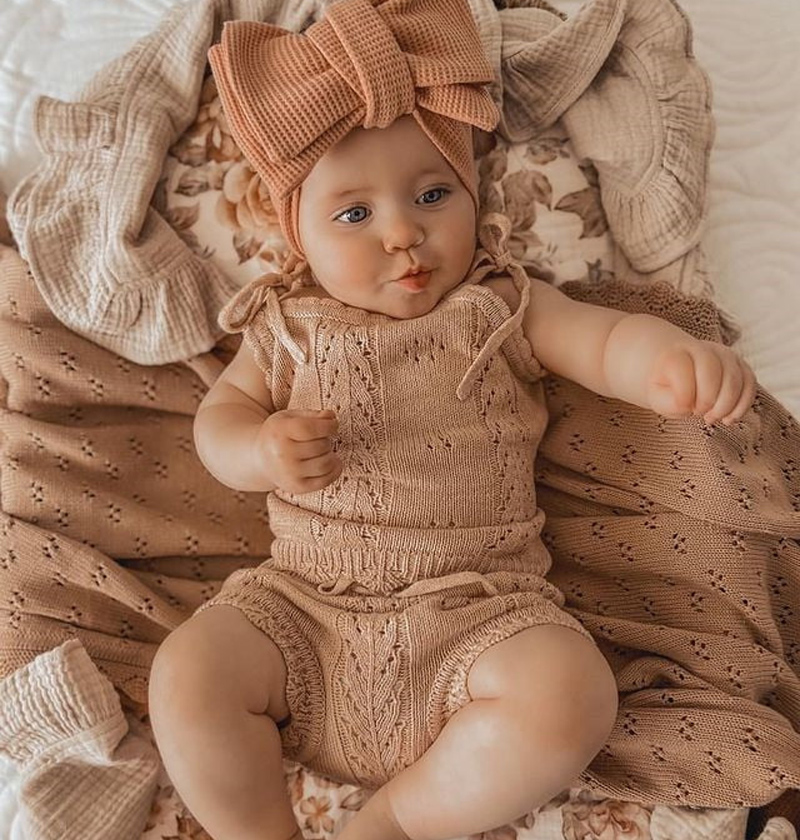 Knitted Baby Romper