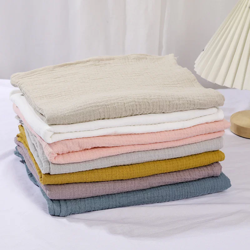 Cotton Muslin Swaddle Blankets with Tassels: Soft Newborn Swaddle Wrap