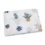 100% Cotton Muslin Baby Blanket: 120x120cm Soft Swaddle and More