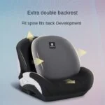 Child Safety Seat: Car Mounted Booster Pad for Ages 3-12