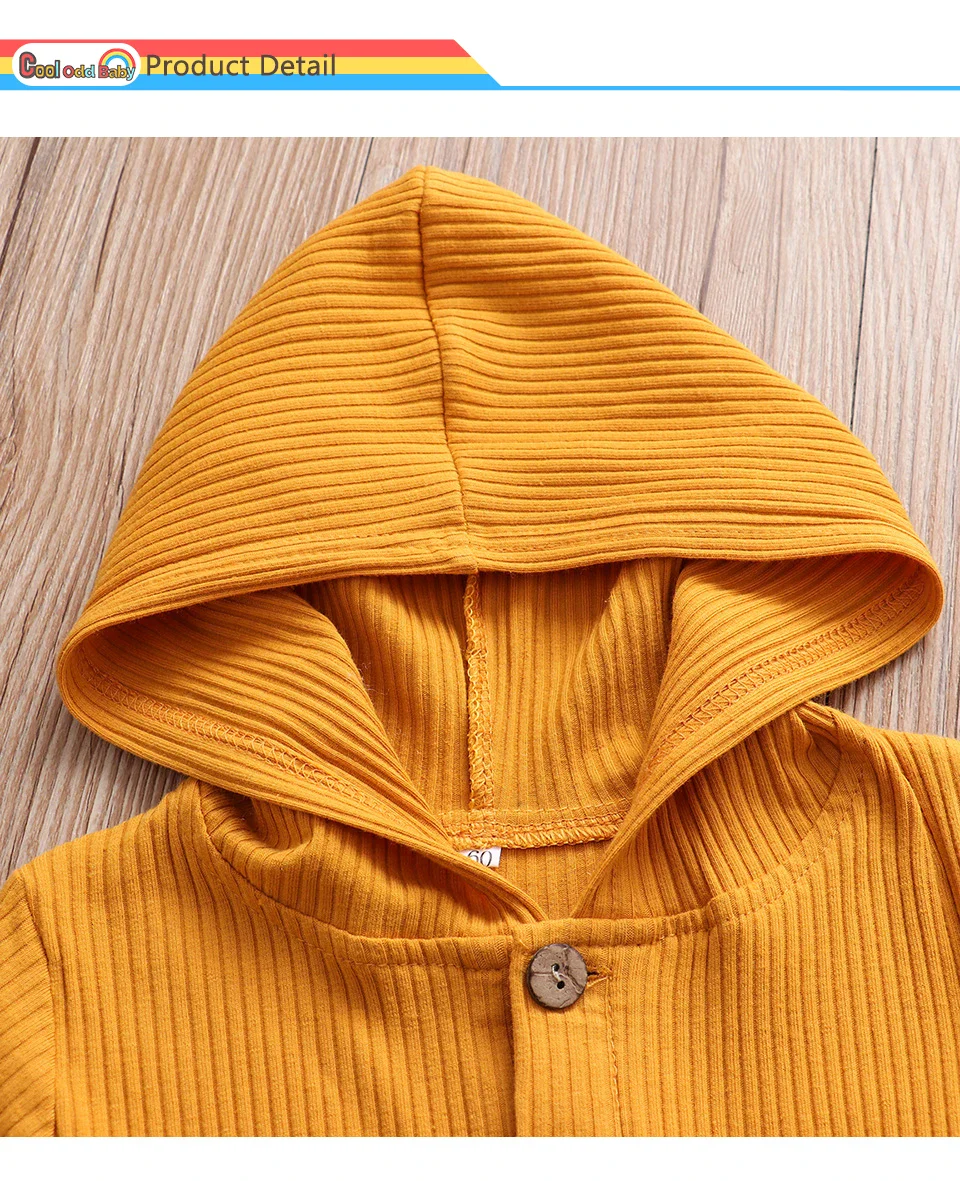 Autumn Newborn Clothes: Cotton Baby Romper with Hood