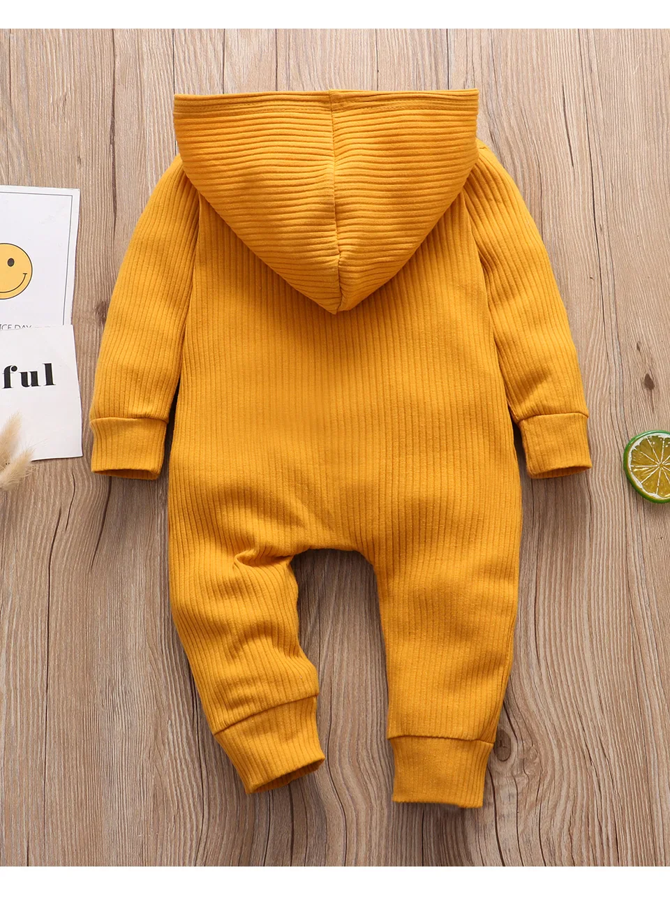 Autumn Newborn Clothes: Cotton Baby Romper with Hood