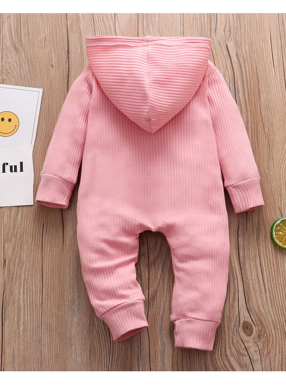 Autumn Newborn Clothes: Cotton Baby Romper with Hood