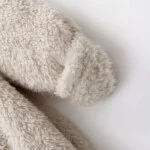 Newborn Baby Snowsuit: Fleece-Lined Warm Hooded Romper