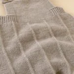 Baby Boys and Girls Fashion Sleeveless Knitted Romper with Hat Set
