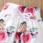Newborn Baby Girl Floral Clothes Set: Hooded Printed Top, Pants, and Headband